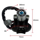 Ignition Key Switch Lock Set For Suzuki Dl650 V-strom Dl1000 V-strom 2004-2011