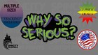 Why So Serious  Car Vinyl Window Decal Joker Graphic Laptop Comic Bumper Sticker