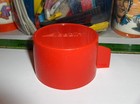 Vintage Red Gunsmoke bonanza rifleman chuck Wagon 2 Inch Tall Aladdin Cup-  Nice
