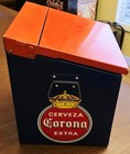 Vintage Look Promo Corona Extra Cerveza Beer Steel Metal Beverage Cooler Mexico