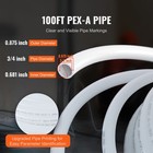 Uimoso Pex-a Tubing 3 4  X 100ft White Pex Pipe For Potable Water With Cutter