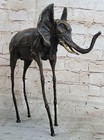 Salvador Dali Abstract Bronze Sculpture Signed And Sealed Figurine Figure Statu