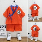 Dragon Ball Anime Goku Children s Home Clothing Pajama Set Cosplay Two-piece Set