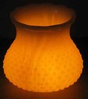 Vintage Electric Fitter Hobnail Opalescent Glass Shade For Floor Table Wall Lamp