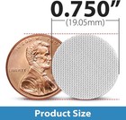 100 Pcs Heavy Duty Pipe Screens  3 4 Inch Pipe Filter  Stainless Steel   Brass