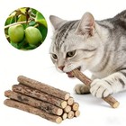 20 Pcs Catnip Sticks Organic Cat Chew Toys Natural Plant Matatabi Silvervine