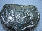 Antique German Hanau Silver Scene Trinket Box By Storck   Sinsheimer 1874-1926