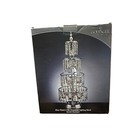 Godinger Silver Plated 4 Tier Chandelier Lighting Stand With Tea Light Candles