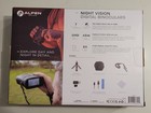 Alpen Optics Night Vision Digital Binoculars - 8x Digital Zoom - Brand New
