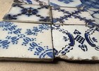 Francia Azulejo Antiguo - Pas De Calais - Desvres - 12 Tiles Set C1870