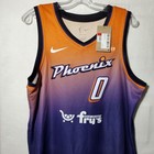 Phoenix Mercury Basketball Jersey Women Large Purple Wnba Nike Dri Fit Sabally 0