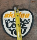 Vintage  Ski Doo I Love You Snowmobile Patch  3 x 3 