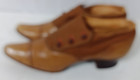 Antique Victorian Edwardian Leather Button Up Women s Ankle Boots Shoes Brown
