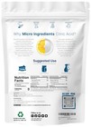 Citric Acid 6 Pounds  Food Grade  Fine Granular Powder   100  Pure     