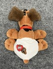 Tonka Pound Puppy Puppies Dog 8  Plush Stuffed Animal Brown Black Spots