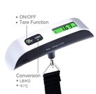 50kg 10g Portable Travel Lcd Digital Hanging Luggage Scale Electronic Weight Us