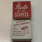 Vintage Presto Staples No  165