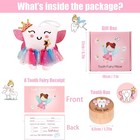 Tooth Fairy Pillow tooth Fairy Plush Dolls For Girls With Pocket And Glitteri   