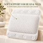Bath Pillow For Tub 8 Suction Cups Waterproof Bathtub Headrest Neck Support
