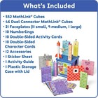 Mathlink Cubes Activity Set Numberblocks Heroes Zeroes Preschool Learning Toys