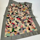 Vintage Patchwork Crazy Quilt Handmade