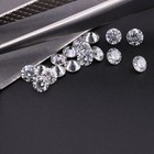 100 Pcs Loose Lab Grown Cvd Diamond 3 00 Mm Round D Color  If Clarity Certified