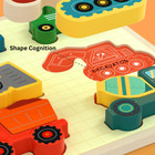 Montessori Toys For Toddler 3d Wooden Education Learning Board Cognitive Puzzle