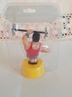 Solar Powered Dancing Toys New In Package Weightlifter Red Cute For Car 