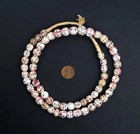 Old Venetian Medicine Man African Trade Beads 11mm Ethiopia Multicolor Round