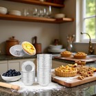 50 500pcs Mini Round Egg Tart Pans Aluminum Foil Eggtart Mold Cupcake Pie Case