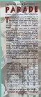 Two Sided Parade Flyer 9   x4    Broadway Color 1998 Carolee Carmelo   Brent Carver