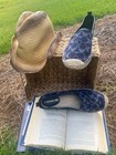 Coach Women Denim Espadrille Flats - Size 81 2