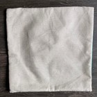 Baby Elephant With Glasses Teal Throw Pillow Cover Square Linen Blend Whimsical