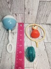 Vintage Rattles And Celluloid Plastic Frog Toy Made In Japan