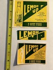 Lemon Up Mixer Label Set Geneva Illinois  for That Hangover  C1920 s-30 s Scarce