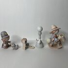 Lot Of 4 Fabrizio George Good Bumpkins Ceramic Figurines  Good Condition