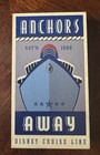 3 Disney Cruise Line Magnets- Anchors Away  Castaway Club Silver    Disney Ship