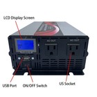2500w Pure Sine Wave Power Inverter 12v Dc To 120v Ac Lcd Usb For Rv Home Solar