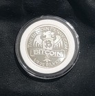 2019 Bit Coin Penny Bp 1 4 Oz 999 Silver Commemorative Coin  700 Btc 