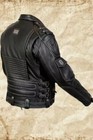 Men s Genuine Cowhide Premium Leather Motorcycle Biker Top Leather Jacket Black