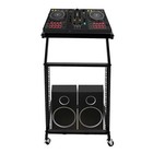 9u12u 16u Rack Mount Mixer Case Stand Studio Equipment Cart Stage Amp Dj Rolling