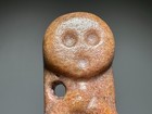 Rare  hong Shan  Culture Old Jade Carved Person Design Pendant  pei  H 4 8 Cm