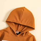 Newborn Baby Boy Girl 2pcs Set Clothes Long Sleeve Hooded Tops Pants Outfits Set