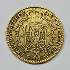 1797 Spanish Colonial Gold 2 Escudos Doubloon Carolus Iiii Nice Type  v835