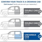 Vijay For 2007-2021 Toyota Tundra Crewmax Cab Running Board   Step Bar Nerf Bars