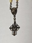 Vintage Oval Beaded Rosary 12 5  Estate