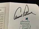 Arnold Palmer Signed Masters Score Card Double Cert Gai 262413 Psa  Ao90299