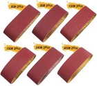 12pcs 4 X36 Inch Sanding Belts 60 80 120 150 240 400 Grit Belt Sander Sandpaper