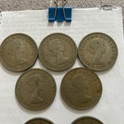 Half Crown Coins X 7    George Vi And Elizabeth Ii