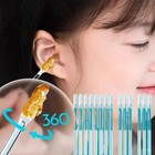 24pcs Disposable Silicone Ear Wax Remover Sticky S l Ear Pick Cleaner Tool